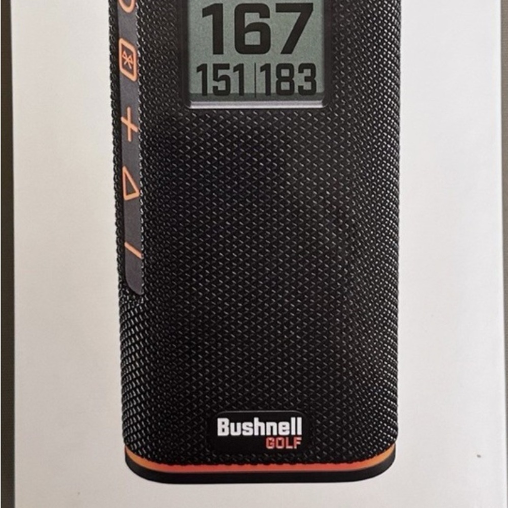 Bushnell wingman view speaker in Black and Orange color